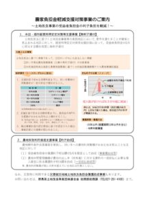 農業負担金軽減支援対策事業のご案内のサムネイル